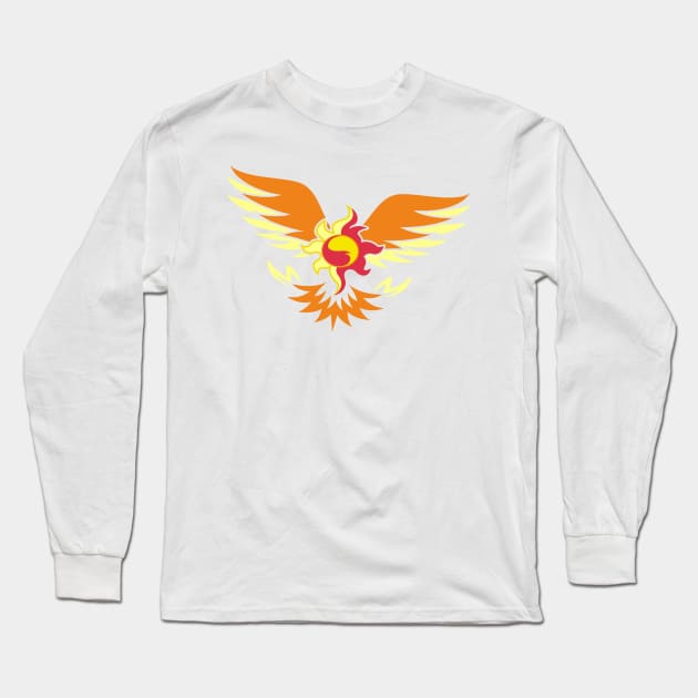 Sunset Shimmer Pheonix Cutiemark! Long Sleeve T-Shirt by Zekrom9